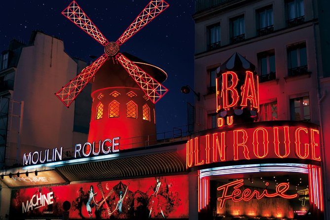 Paris Moulin Rouge Dinner Show With Transport