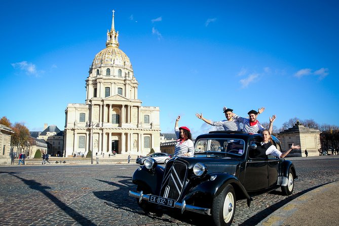 Paris Private Guided Tour in a Vintage Car With Driver