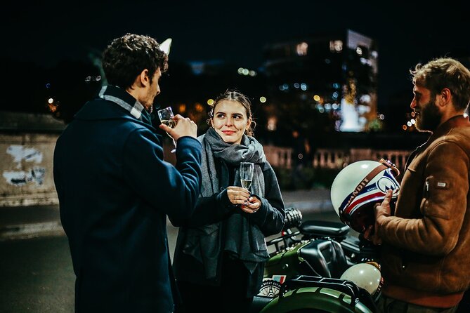 1 paris romantic private tour by night on a sidecar ural Paris Romantic & Private Tour By Night on a Sidecar Ural