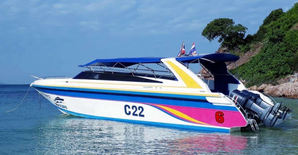 1 pattaya private speedboat to coral islands cruise Pattaya: Private Speedboat to Coral Islands Cruise