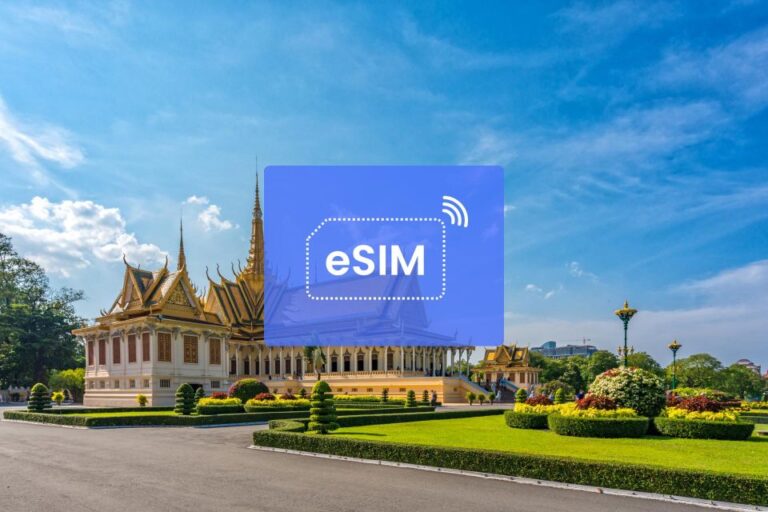 Phnom Penh: Cambodia Esim Roaming Mobile Data Plan