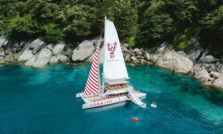 Phuket: Catamaran Island Hopping and Party Full-Day Cruise