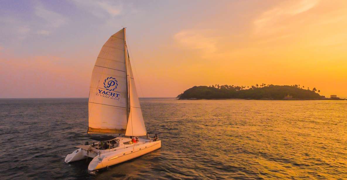 Phuket: Coral Island Day Trip and Sunset Dinner by Catamaran