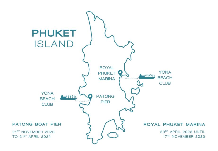 1 phuket yona floating beach club day Phuket: YONA Floating Beach Club Day Experience