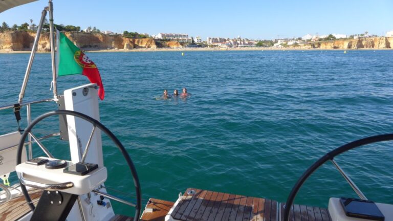 Portimão: Private Sailing Boat Tour With Local Wine