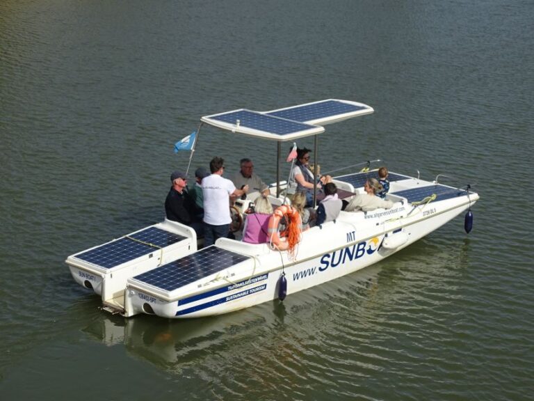 Portimão: Silves & Arade River History Tour on a Solar Boat