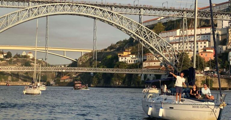 Porto: Private Douro River Charming Sailboat Cruise W/Wine