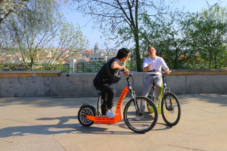 Prague: 2-Hour Private Tour by Electric Scooter Hugo-Bike