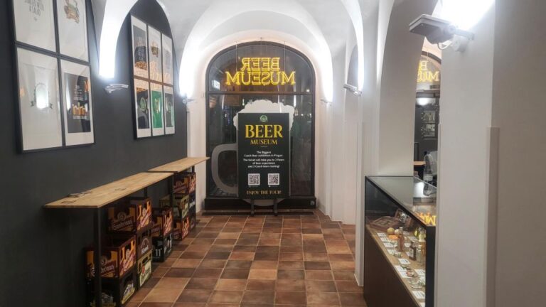 Prague: Beer Museum Entry Ticket With Beer Tasting