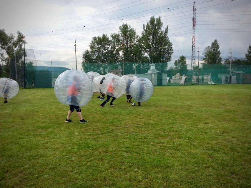 1 prague bubble football and archery combo Prague: Bubble Football and Archery Combo Experience