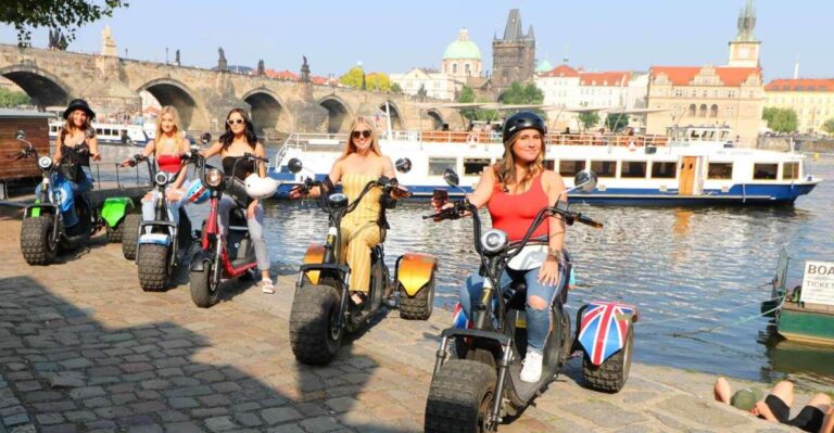 Prague: Electric Trike Viewpoints Tour With a Guide