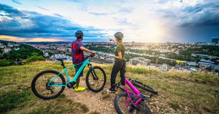 Prague on E-Bike:Explore Greater Downtown Parks & Epic Views