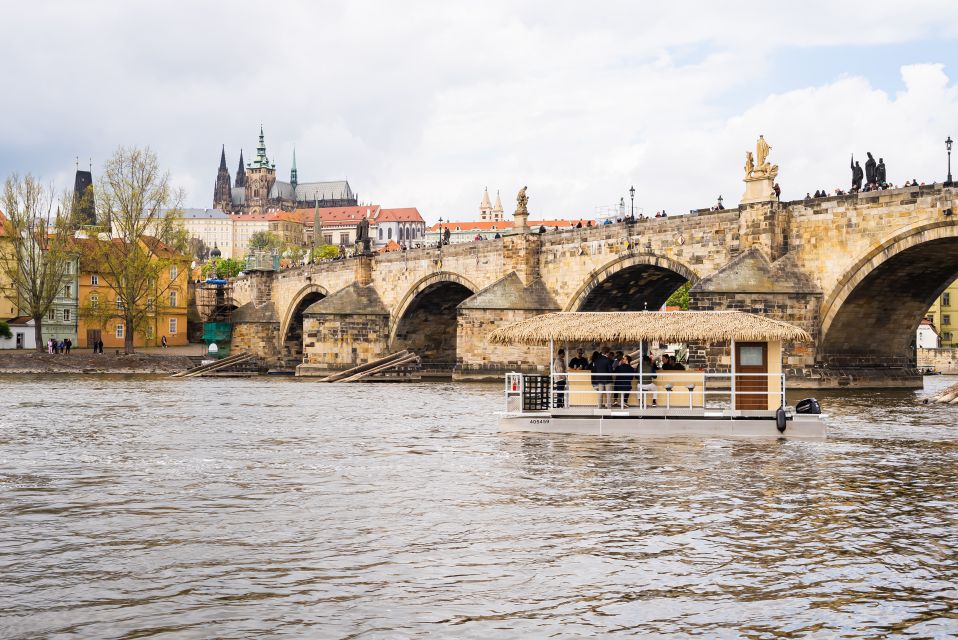 1 prague party tiki boat sightseeing cruise with drinks Prague: Party Tiki Boat Sightseeing Cruise With Drinks