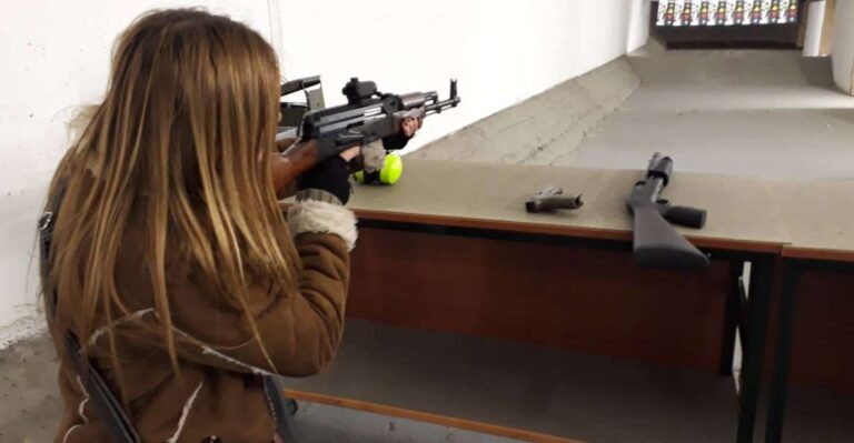 Prague: Target Gun Shooting Experience With Hotel Pickup