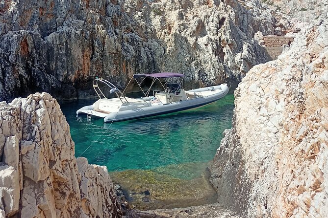 Private Boat Trip Chania Seitan (Price per Group-Up to 9 People)
