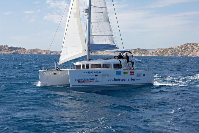 Private Catamaran Trips to Lobos Island and Lanzarote in Lagoon 400