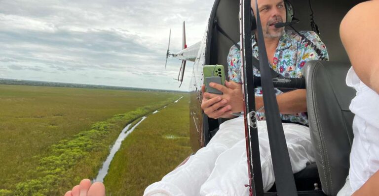 Private HOUR Helicopter Lauderdale -Everglades -Miami Beach