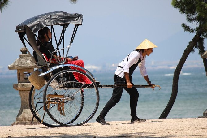 Private Miyajima Rickshaw Tour Including Itsukushima Shrine