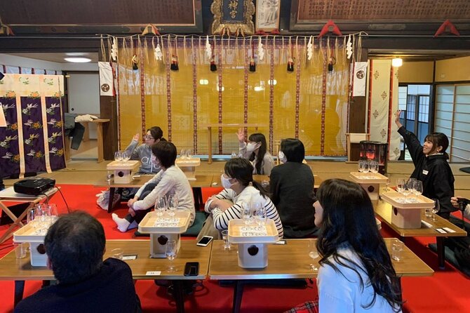 1 private sacred sake tasting inside a shrine Private Sacred Sake Tasting Inside a Shrine