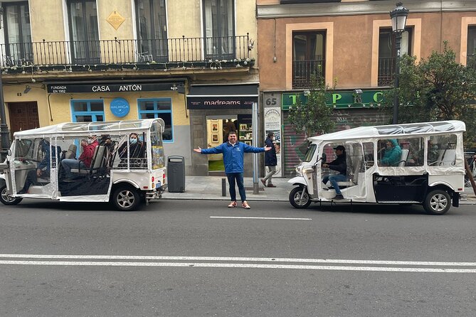 1 private tour in electric tuk tuk for the highlights of madrid Private Tour in Electric Tuk Tuk for the Highlights of Madrid