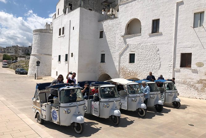 1 private tour of the medieval village of ostuni by tuk tuk Private Tour of the Medieval Village of Ostuni by Tuk Tuk
