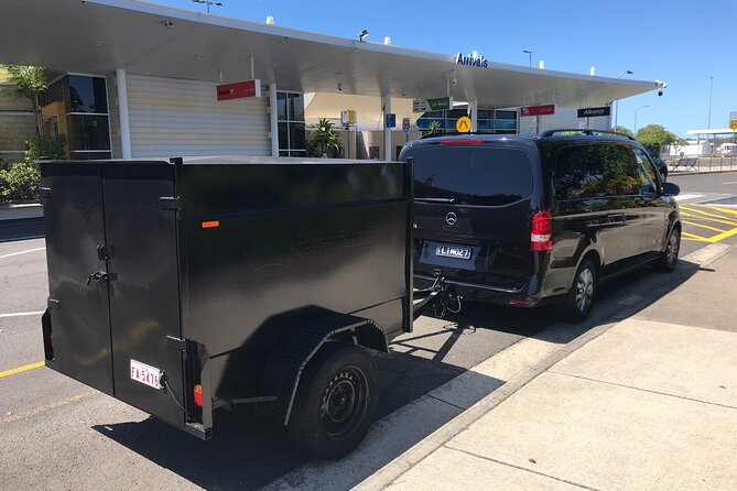 1 private transfer from sunshine coast airport to noosa 7 seater luggage trailer Private Transfer From Sunshine Coast Airport to Noosa 7 Seater Luggage Trailer