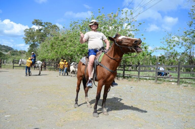 Puerto Plata Combo Experience: Zip-line Horseback Riding