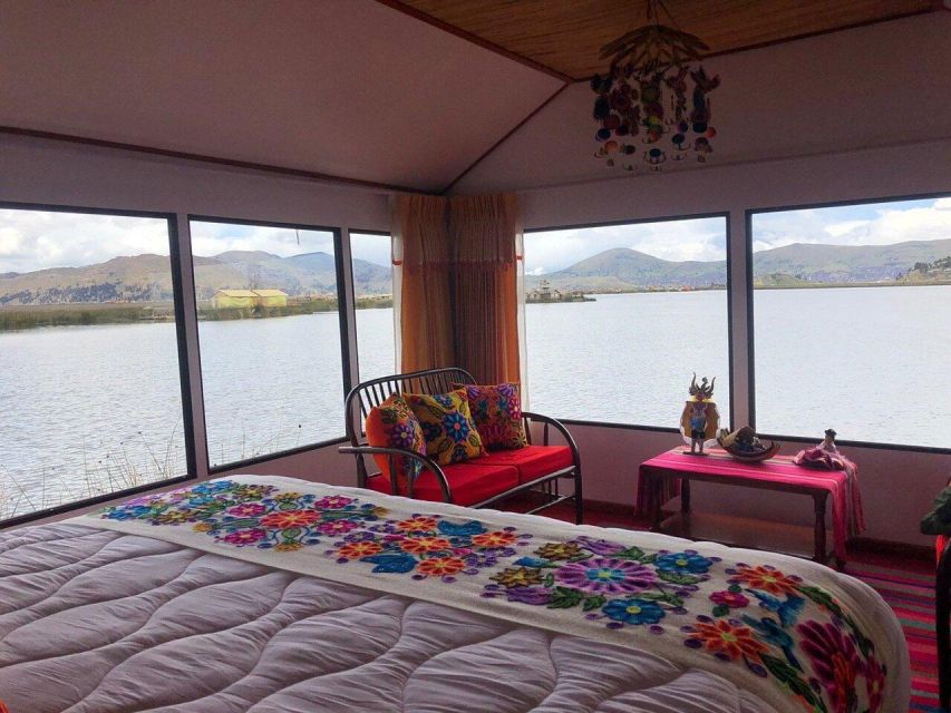 1 punouros floating islands tour and overnight lodge stay Puno:Uros Floating Islands Tour and Overnight Lodge Stay