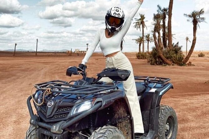 Quad and Camel Ride in the Palm Grove With Transport