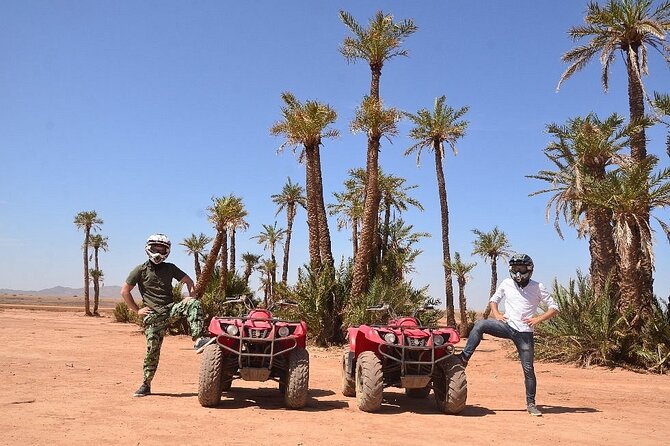 Quad Bike Ride Marrakech Palm Grove ATV Desert