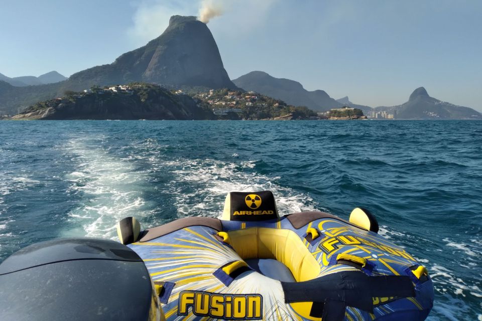 1 rio de janeiro boat tour and towed buoy to gigoia island Rio De Janeiro: Boat Tour and Towed Buoy to Gigóia Island
