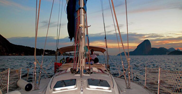 Rio De Janeiro: Guanabara Bay Sunset Sailing Tour