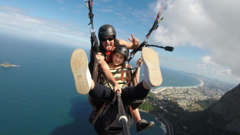 Rio De Janeiro : Paragliding Tandem Flights Over Rio