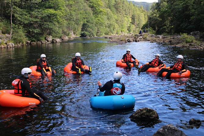 River Tubing on the River Tummel Near Pitlochry Scotland