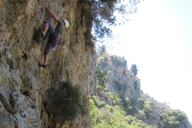 Rock Climbing With a Guide in Therisos Gorge Chania