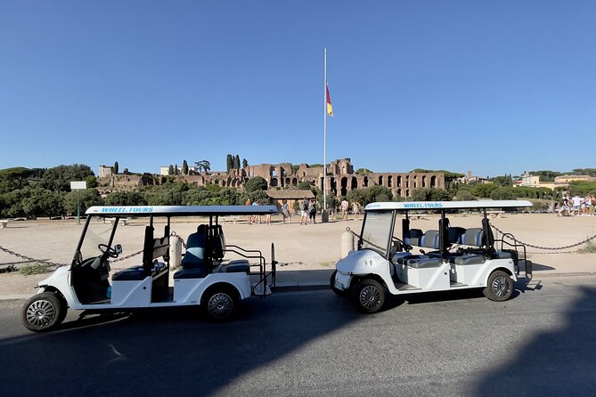 1 rome catacombs appian way by golf cart Rome Catacombs & Appian Way by Golf Cart