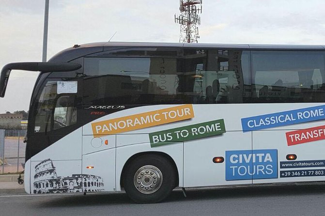 1 rome on your own bus from civitavecchia Rome on Your Own Bus From Civitavecchia