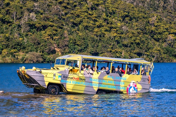 1 rotorua duck boat guided city and lakes tour Rotorua Duck Boat Guided City and Lakes Tour