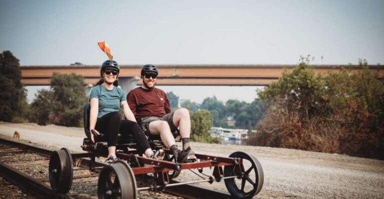 Sacramento: Yolo Countryside Guided Rail Bike Tour