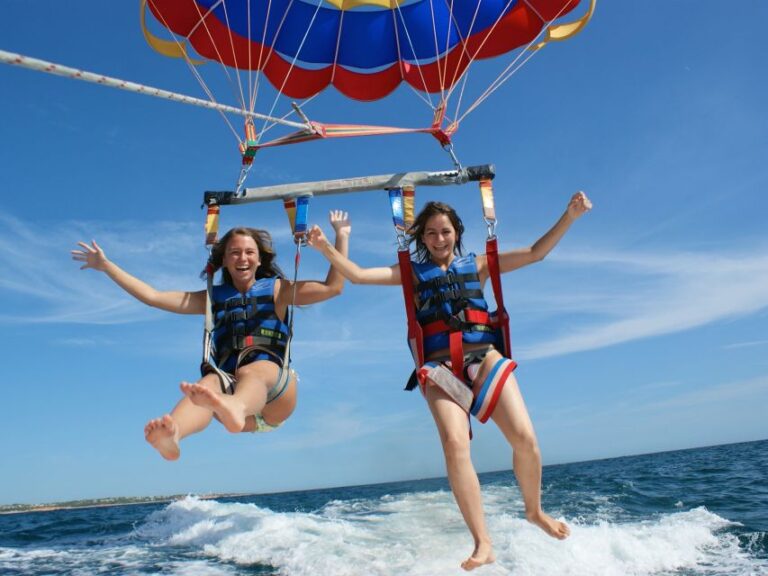 Sahl Hasheesh: Glass Boat and Parasailing With Watersports