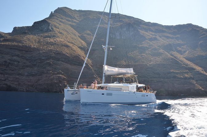 Santorini Caldera Gold Day Cruise With BBQ on Board and Open Bar