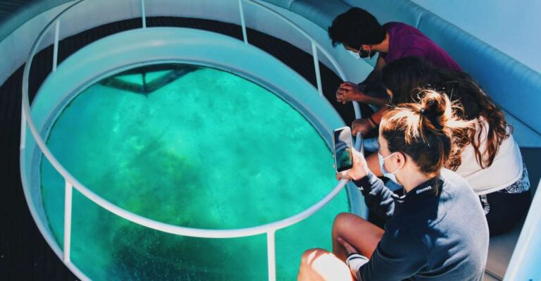 São Miguel: Glass Bottom Boat Tour With Snorkeling
