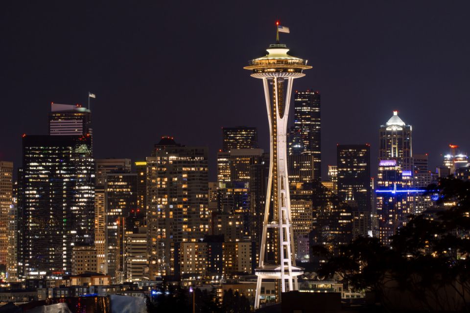 Seattle: Scenic Night Tour With Space Needle & Skywheel - Booking Details