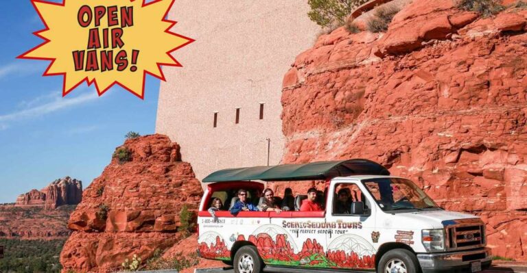 Sedona: Open-Air Van Tour With a Local Guide and 6 Stops