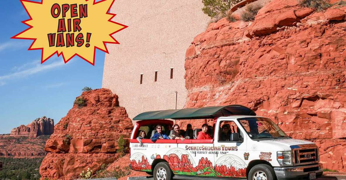 1 sedona open air van tour with a local guide and 6 stops Sedona: Open-Air Van Tour With a Local Guide and 6 Stops
