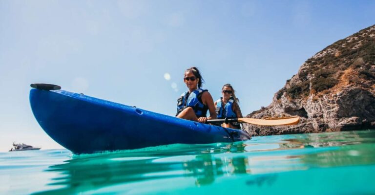 Sesimbra: Arrabida Natural Park & Caves Guided Kayaking Tour