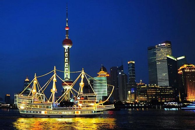 Shanghai Night River Cruise VIP Seating With Private Transfer and Dinner Option