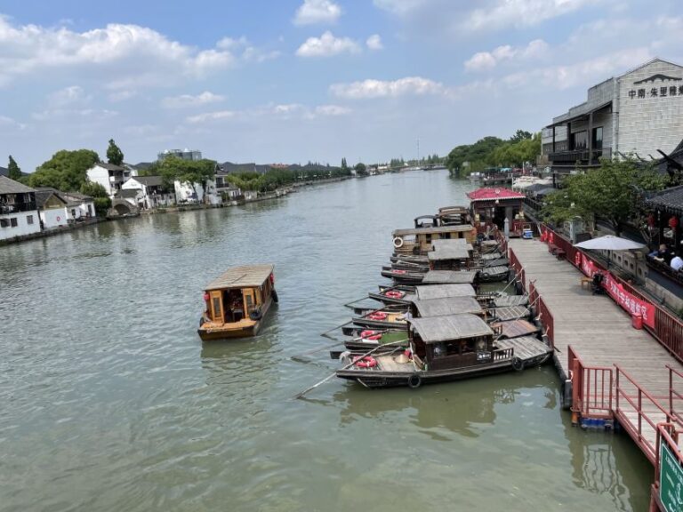 Shanghai: Zhujiajiao Water Town With Airport Transfer Option