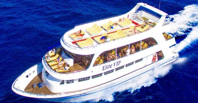 Sharm: Elite Vip Snorkeling Cruise With Bbq Buffet Lunch