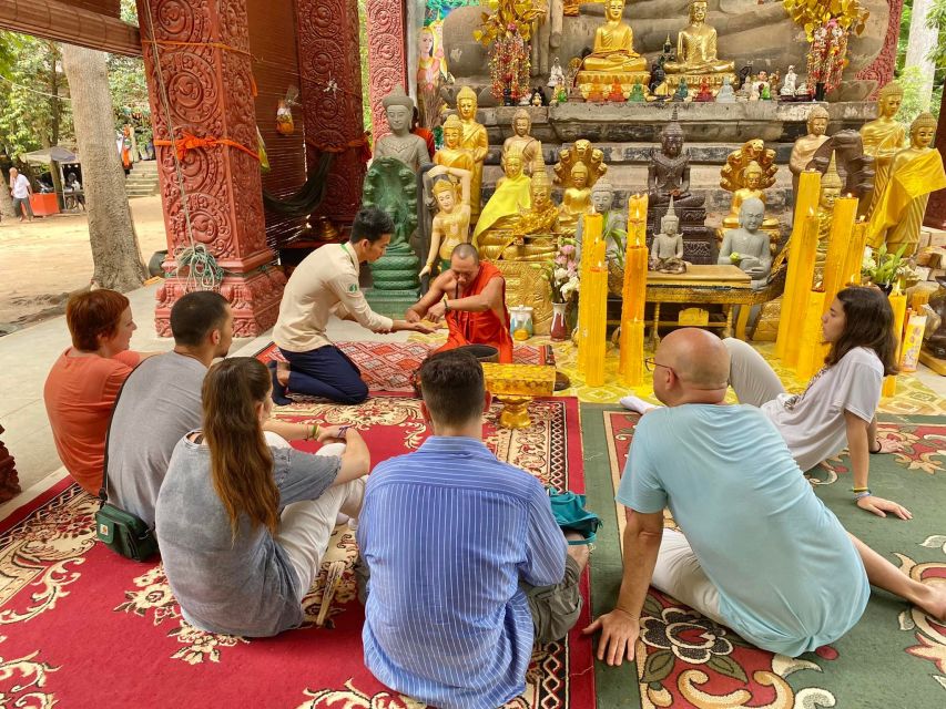 1 siem reap buddhist monastery with monks water blessing Siem Reap: Buddhist Monastery With Monks Water Blessing